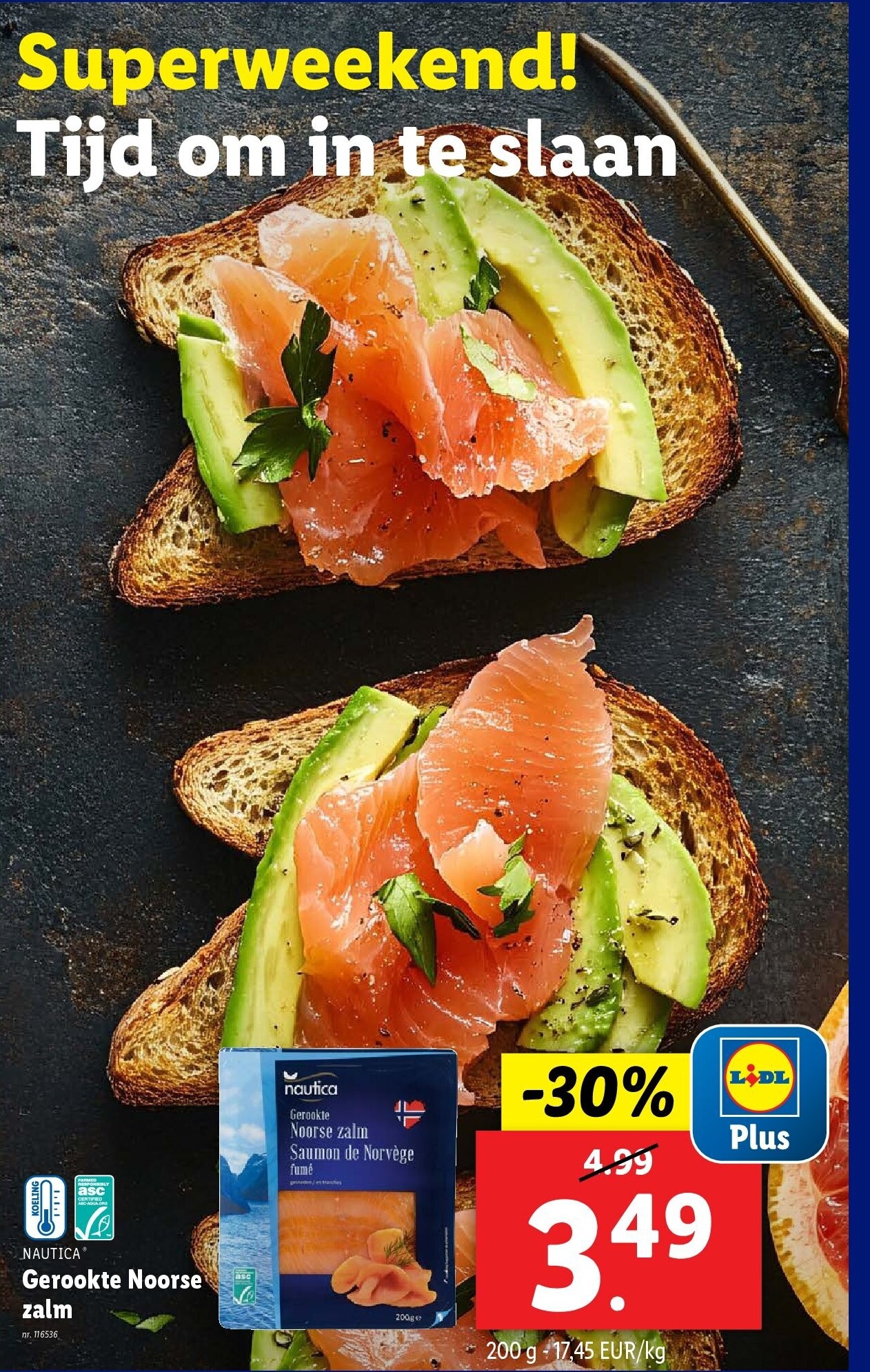 Gerookte Noorse zalm