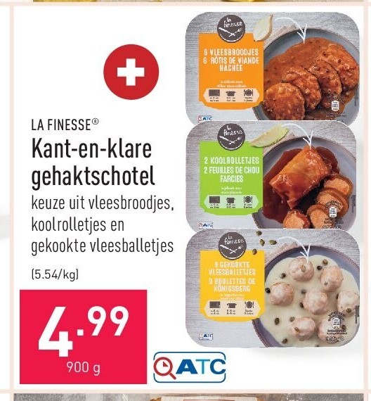 Kant-en-klare gehaktschotel