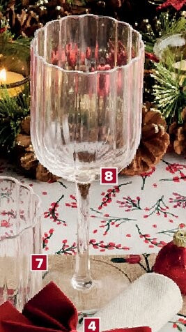 Set van 4 wijnglazen