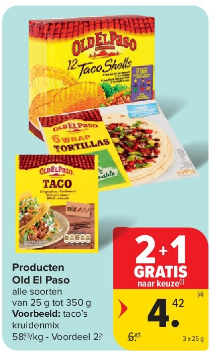 Producten Old El Paso