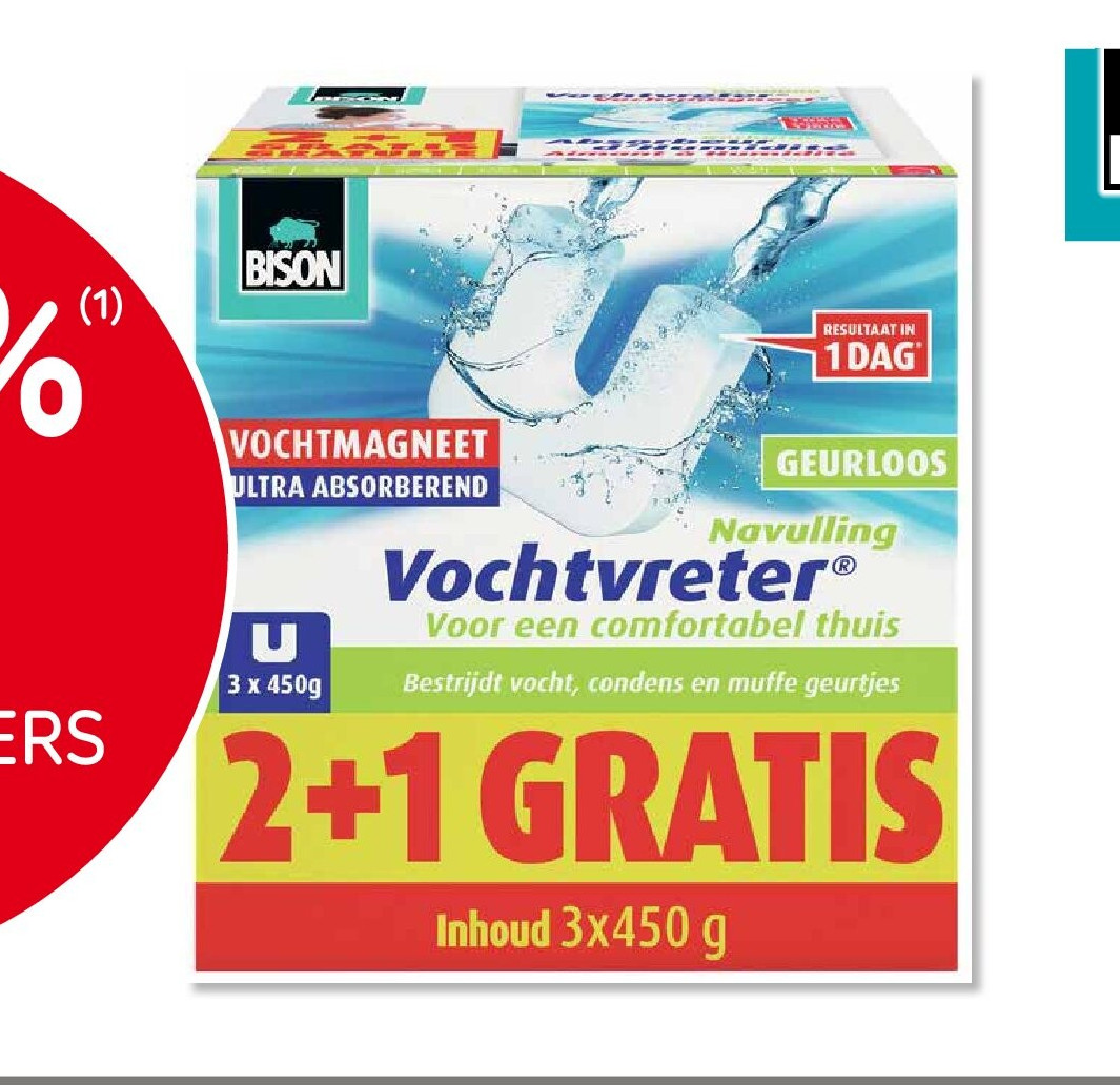 Bison vochtopnemers