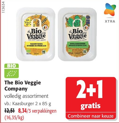 The Bio Veggie Company Kaasburger 2 x 85 g
