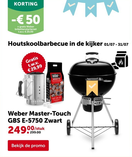 Weber Master-Touch GBS E-5750 Zwart
