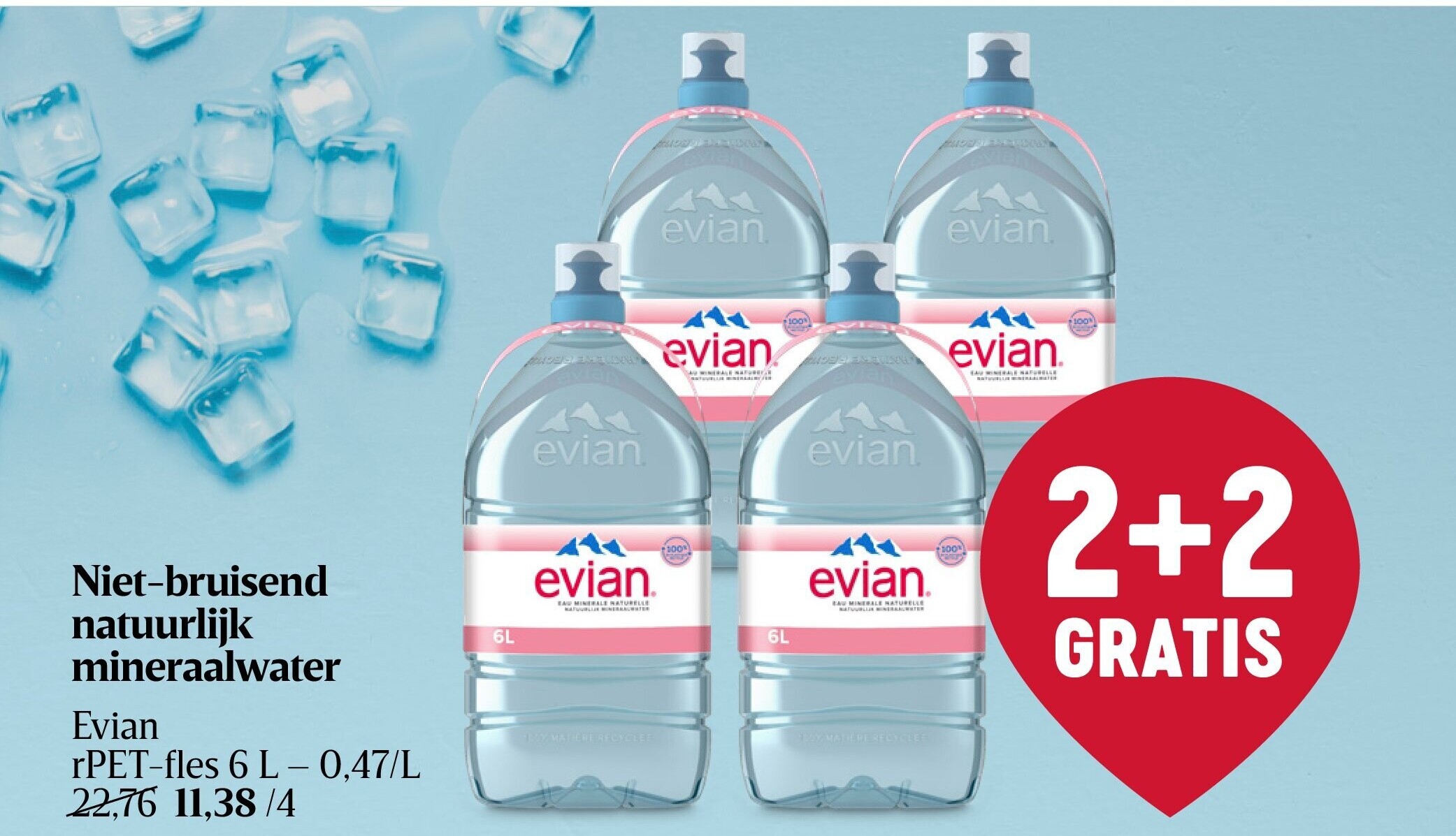 Niet-bruisend natuurlijk mineraalwater