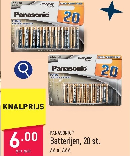 Batterijen, 20 st.