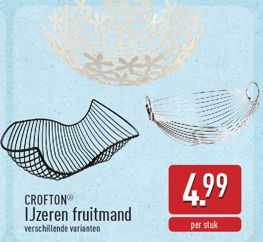 IJzeren fruitmand