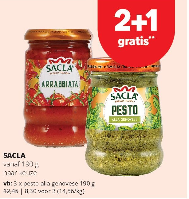 SACLA pesto alla genovese 190 g