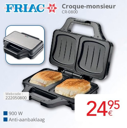 Friac Croque-monsieur CR-0800