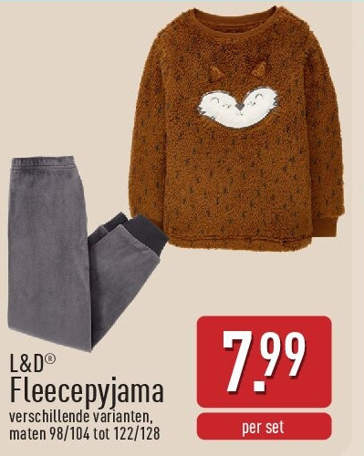 Fleecepyjama