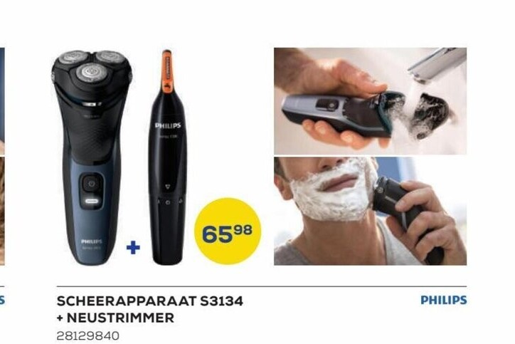 SCHEERAPPARAAT S3134 + NEUSTRIMMER