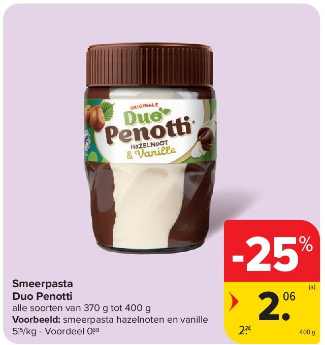 Smeerpasta Duo Penotti