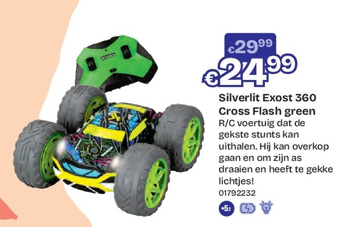 Silverlit Exost 360 Cross Flash green