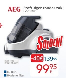 AEG Stofzuiger zonder zakC LXS-2-25WW