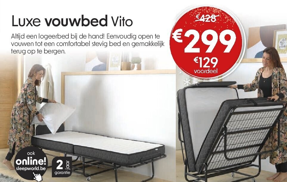 Luxe vouwbed Vito