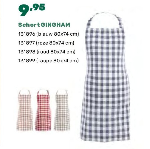 Schort GINGHAM