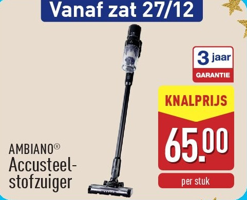 Accusteel­ stofzuiger