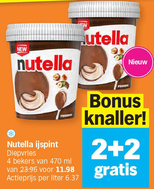 Nutella ijspint