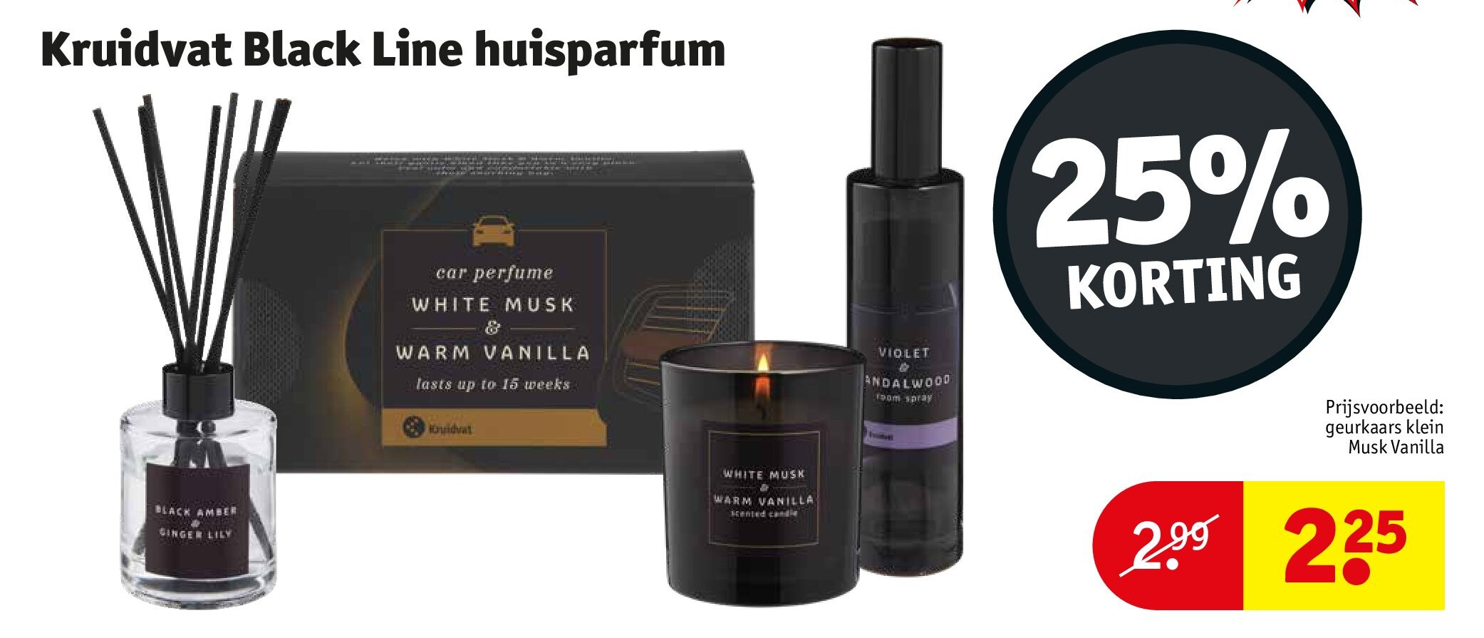 Kruidvat Black Line huisparfum