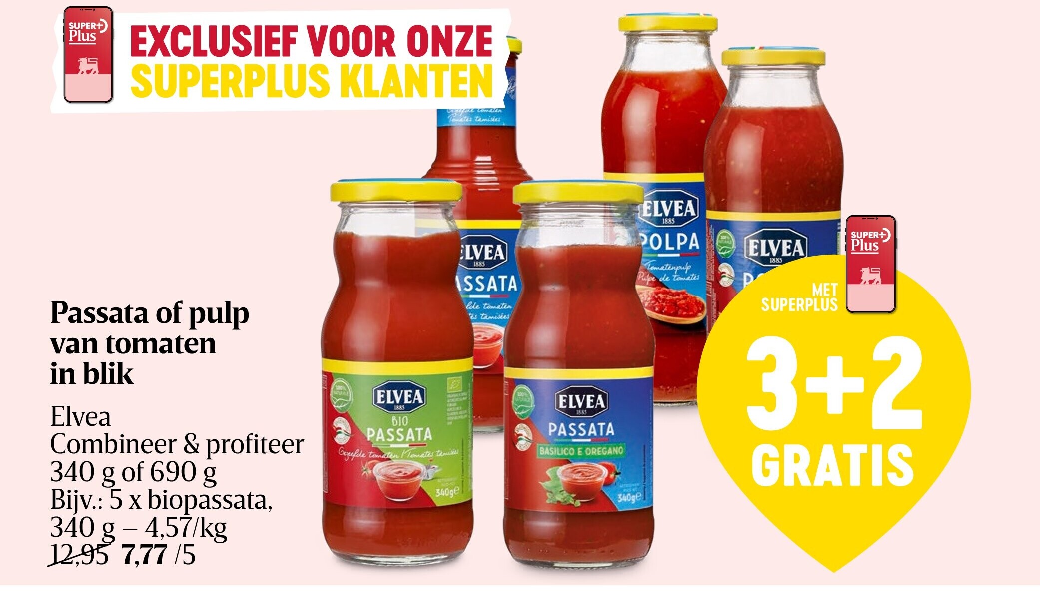 Passata of pulp van tomaten in blik