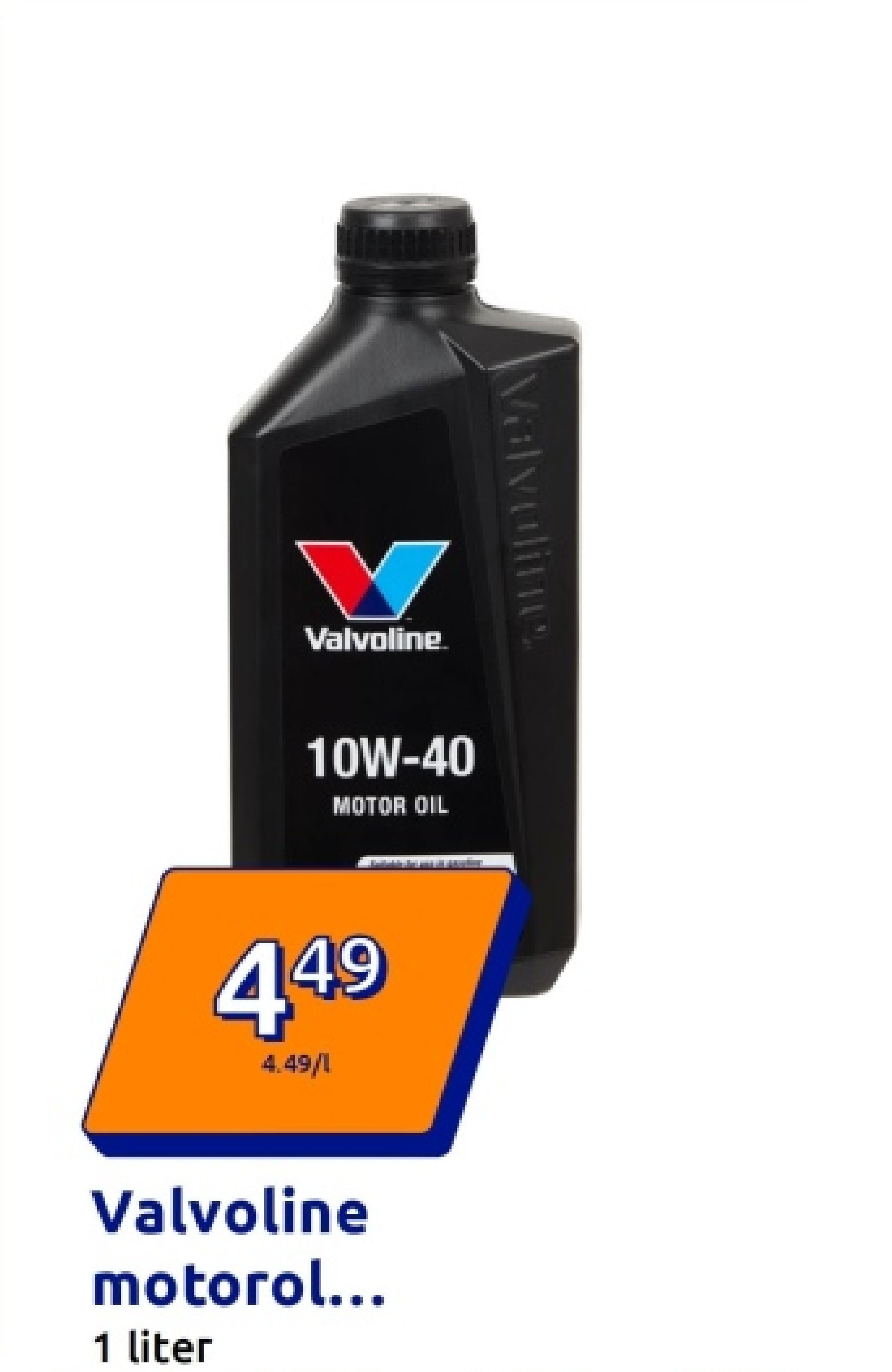 Valvoline motorolie 10W-40