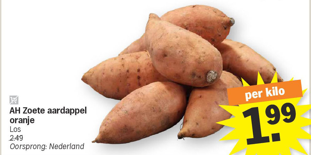 AH Zoete aardappel oranje