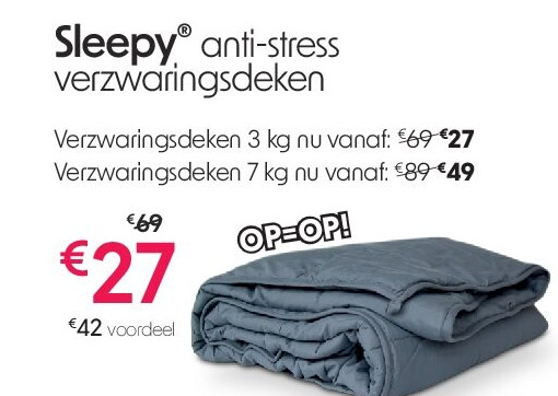 Sleepy® anti-stress verzwaringsdeken