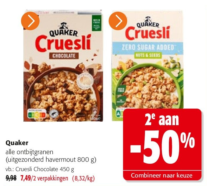 Quaker Cruesli Chocolate 450 g