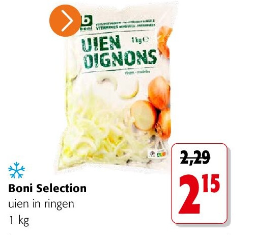 Boni Selection uien in ringen 1 kg