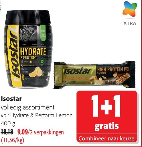 Isostar volledig assortiment