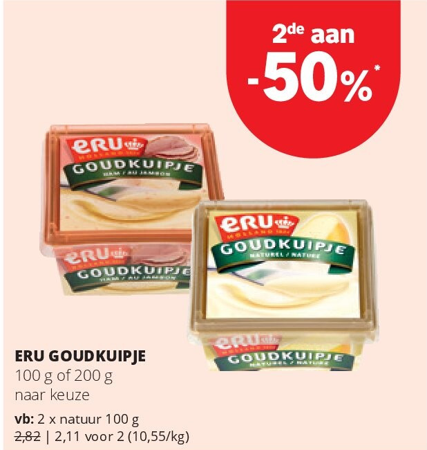 ERU GOUDKUIPJE natuur 100 g