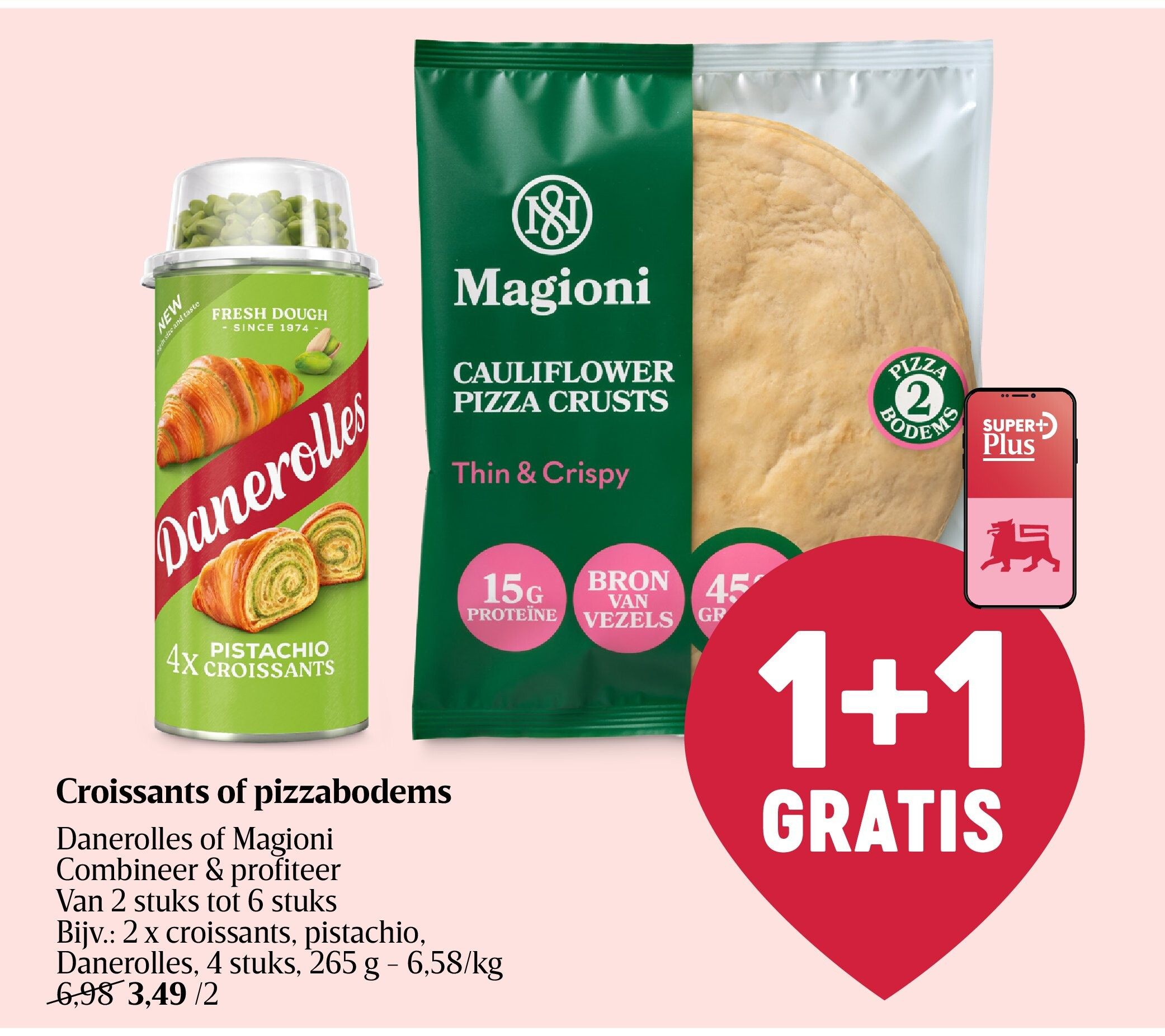 Croissants of pizzabodems