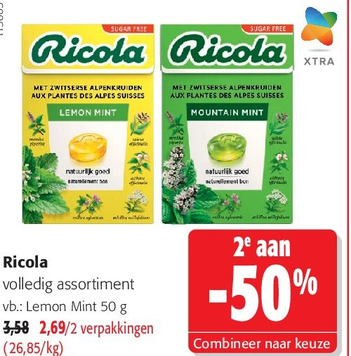 Ricola Lemon Mint 50 g
