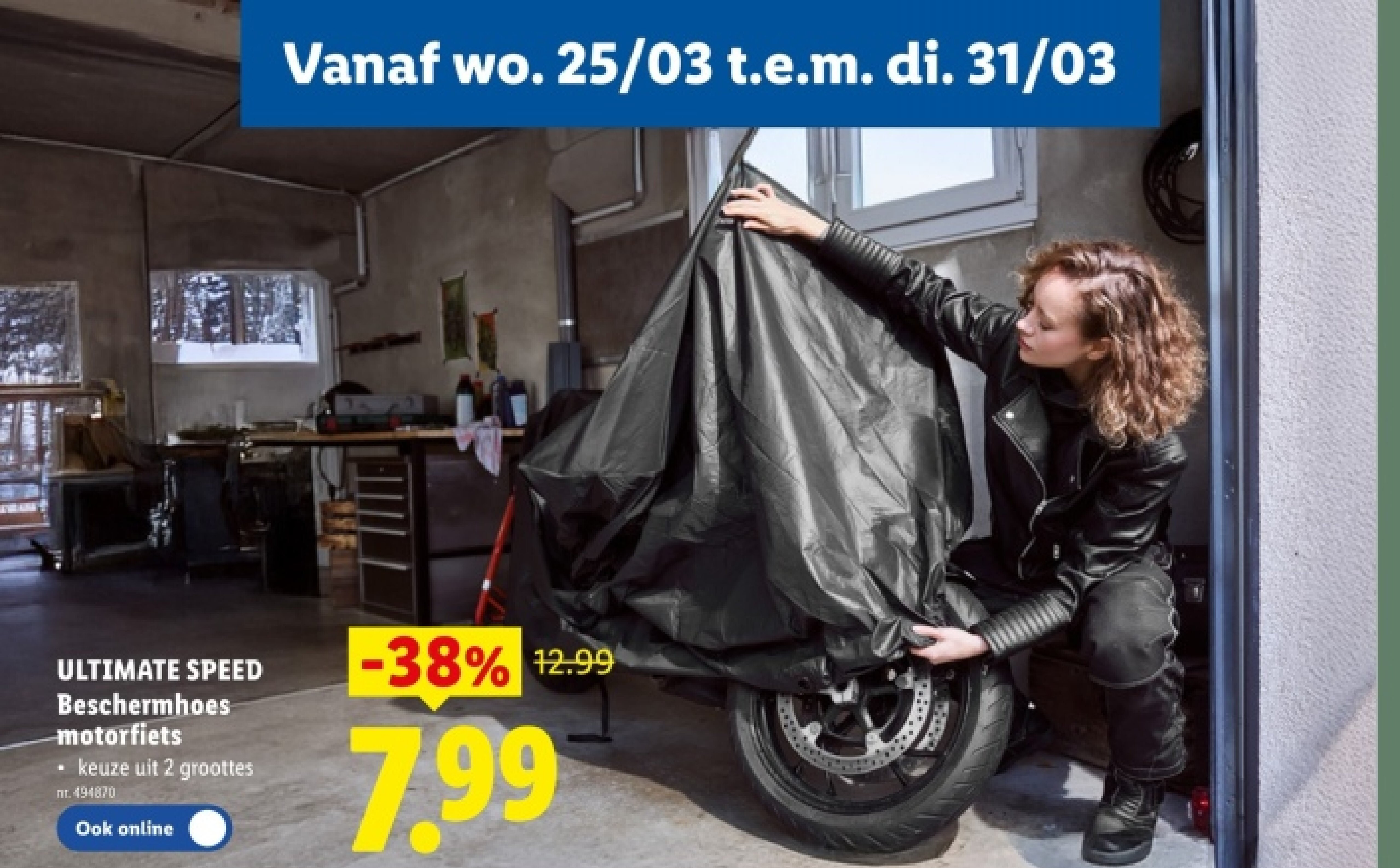 Beschermhoes motorfiets