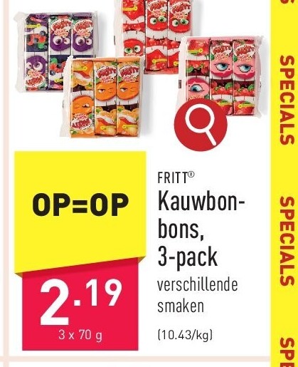 Kauwbonbons, 3-pack