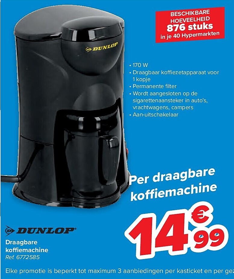 Draagbare koffi emachine