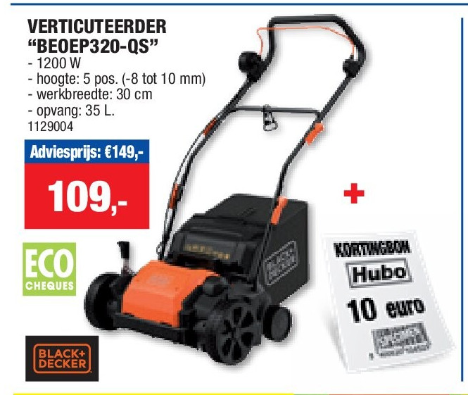 VERTICUTEERDER “BEOEP320-QS”