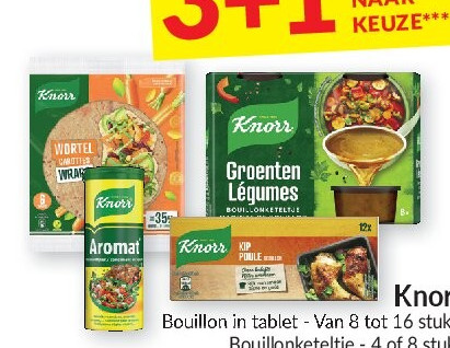 Knorr bouillon en maaltijdsoepen