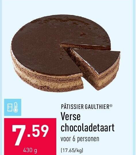 Verse chocoladetaart