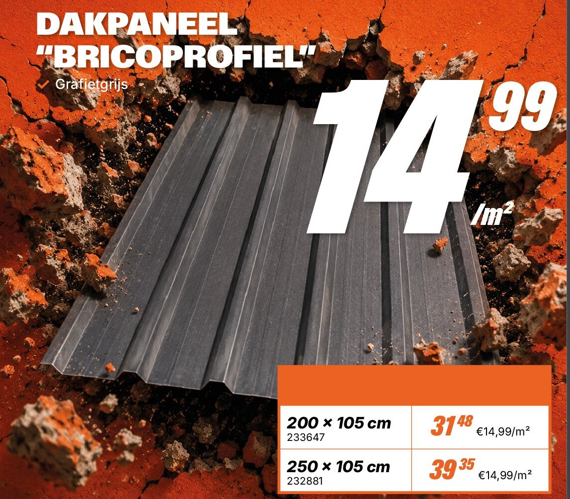 DAKPANEEL “BRICOPROFIEL”