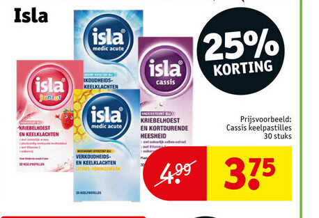 Cassis keelpastilles 30 stuks