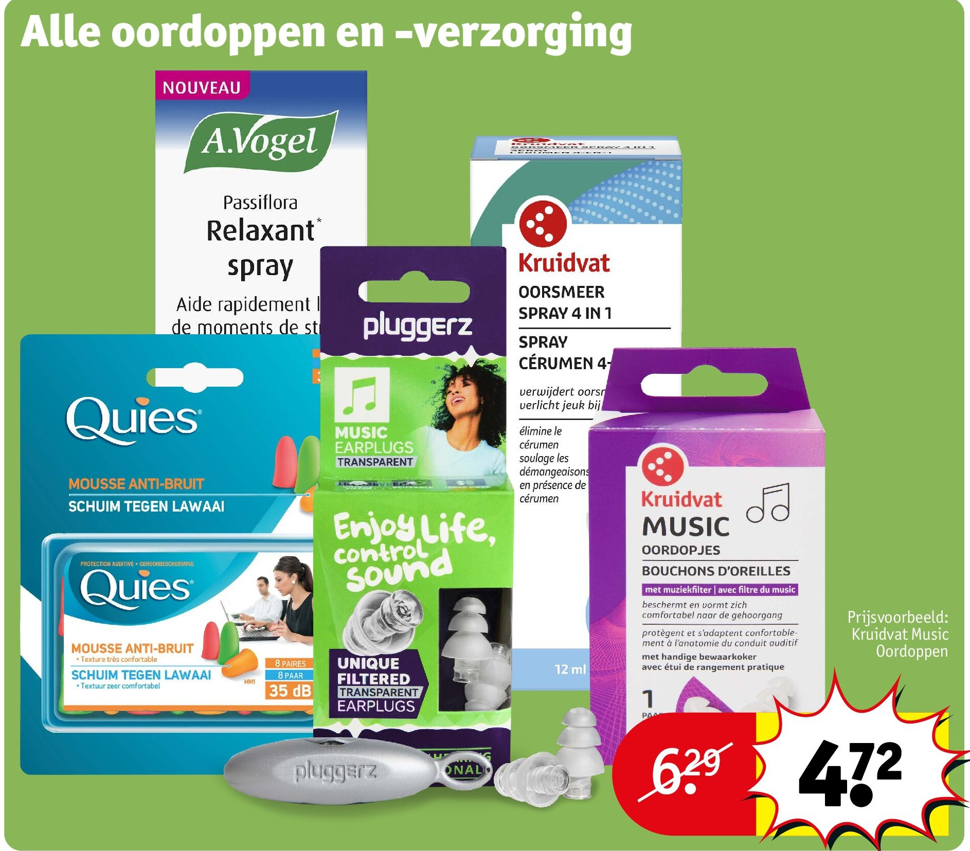Kruidvat Music Oordoppen