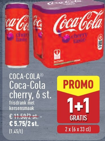 Coca-Cola cherry, 6st.