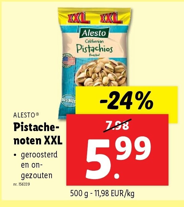 Pistachenoten XXL