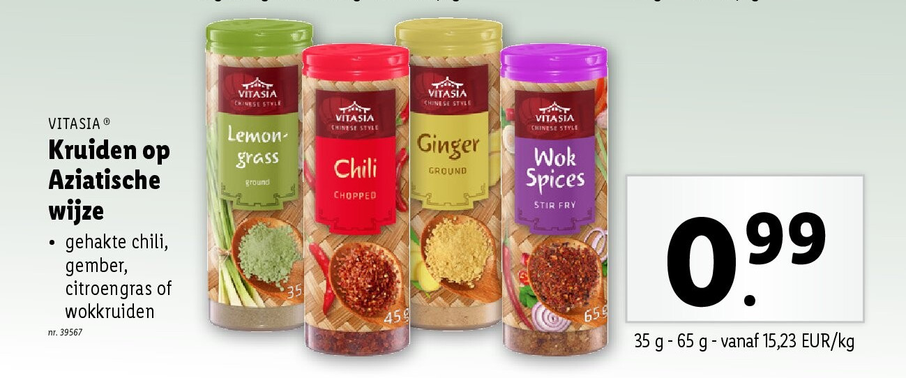 Kruiden op Aziatische wijze