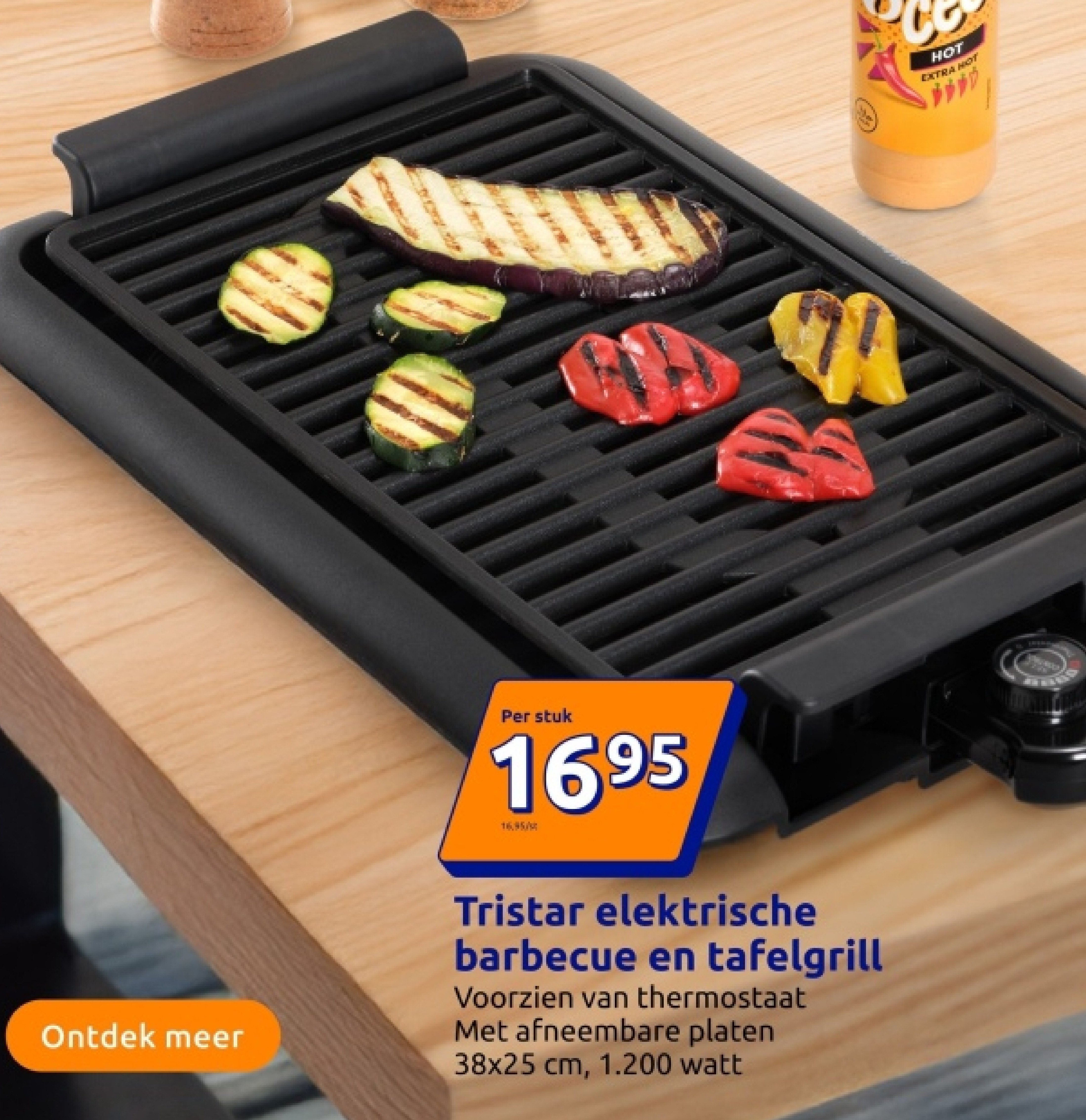 Tristar elektrische barbecue en tafelgrill