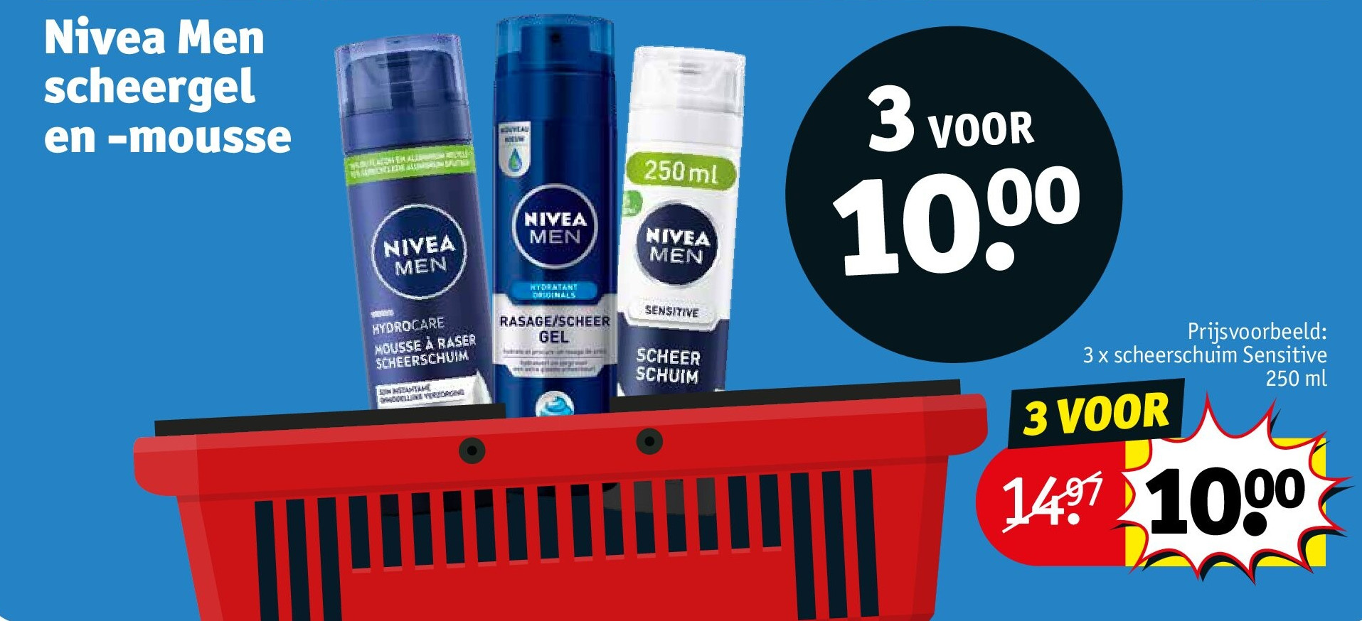 Nivea Men scheergel en -mousse