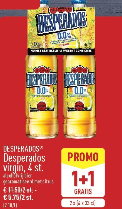 Desperados virgin, 4st.