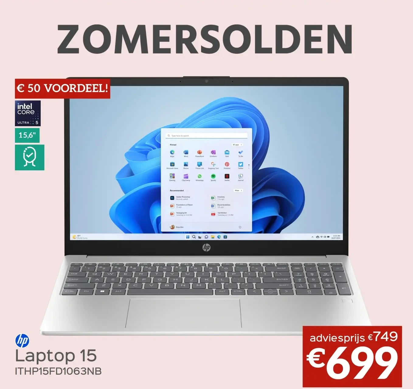 Hp Laptop 15 ITHP15FD1063NB