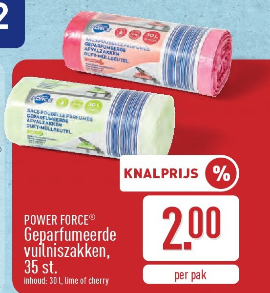 Geparfumeerde vuilniszakken, 35st.