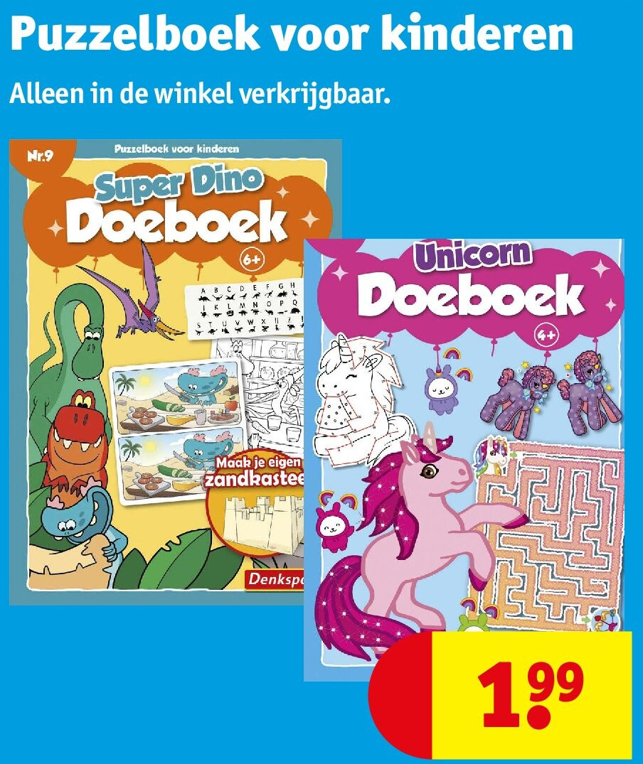 Puzzelboek voor kinderen